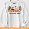 Let's Skip The Presents And Get Right To The Cookies - Family Personalized Custom Unisex Sweatshirt With Design On Sleeve - Christmas Gift For Family Members