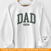 To My Dad, My First Love And Forever Hero - Family Personalized Custom Unisex Sweatshirt With Design On Sleeve - Gift For Dad, Grandpa