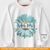 A Love That Blossoms - Family Personalized Custom Unisex Sweatshirt, Hoodie With Design On Sleeve - Mother's Day, Gift For Mom, Grandma