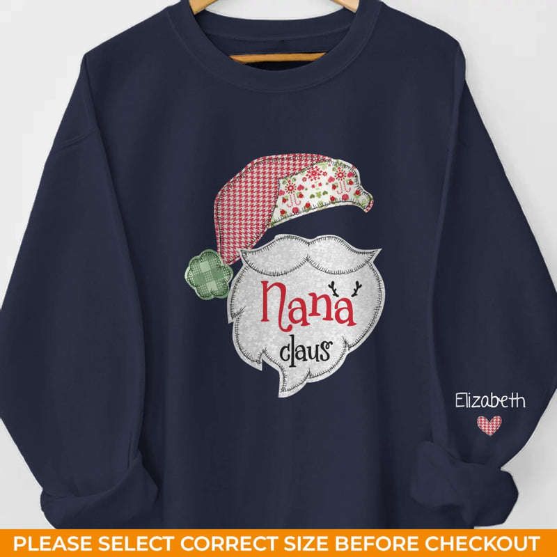 The Love Of A Mother Brightens Every Moment - Family Personalized Custom Unisex Sweatshirt With Design On Sleeve - Christmas Gift For Mom, Grandma