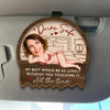 Custom Photo Car Visor Clip - Personalized Anniversary Wedding Gifts For Husband And Wife, Him And Her - Still Arguing Still Loving