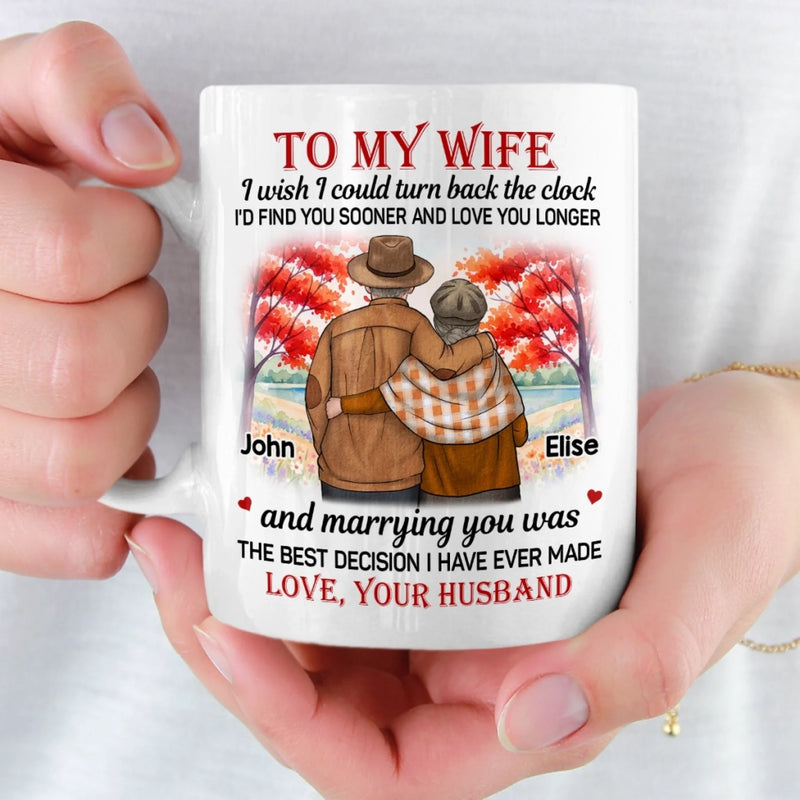 Custom Mug - Personalized Anniversary Wedding Gifts For Husband And Wife, Him And Her - Our Love Our Story