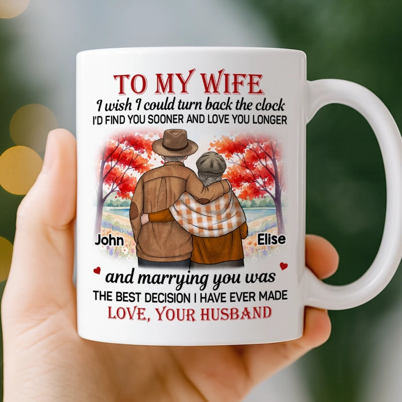 Custom Mug - Personalized Anniversary Wedding Gifts For Husband And Wife, Him And Her - Our Love Our Story