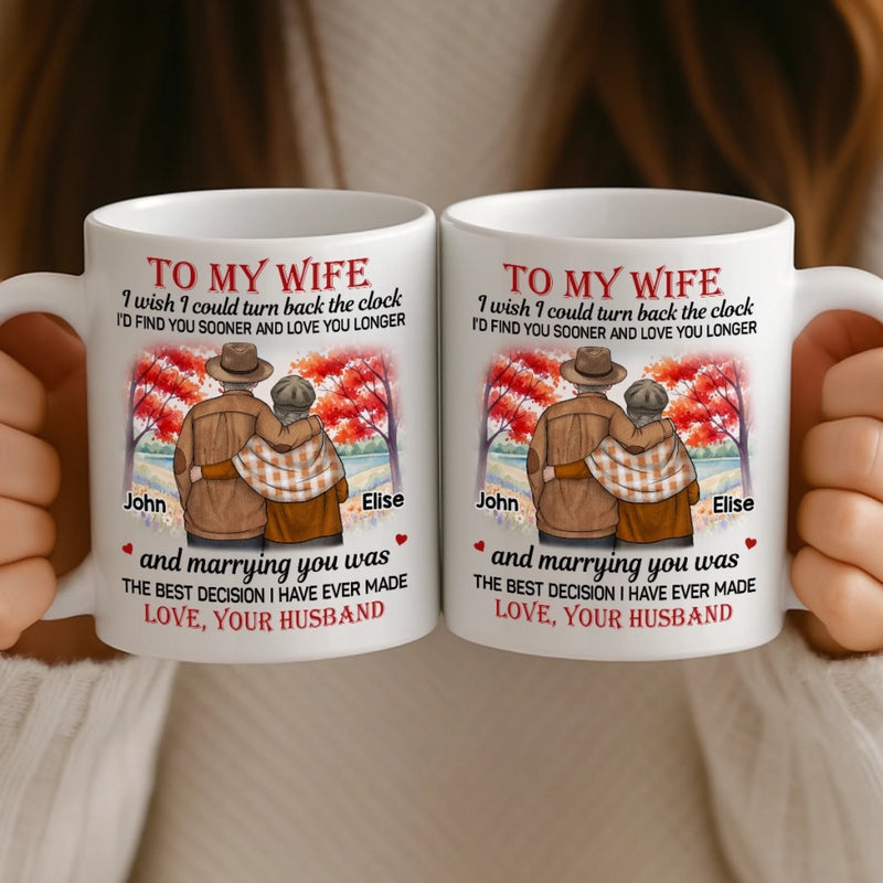 Custom Mug - Personalized Anniversary Wedding Gifts For Husband And Wife, Him And Her - Our Love Our Story