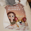 Custom Blanket - Personalized Birthday Gifts For Dog Lovers, Dog Dad And Mom - Snuggles Powered By Paws