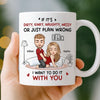 Custom Mug - Personalized Anniversary Wedding Gifts For Husband And Wife, Him And Her - Together Still Choosing You