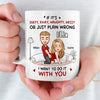 Custom Mug - Personalized Anniversary Wedding Gifts For Husband And Wife, Him And Her - Together Still Choosing You