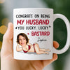 Custom Photo Mug - Personalized Anniversary Wedding Gifts For Husband And Wife, Him And Her - You Me Always Forever