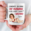 Custom Photo Mug - Personalized Anniversary Wedding Gifts For Husband And Wife, Him And Her - You Me Always Forever
