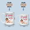 Custom Photo Mug - Personalized Anniversary Wedding Gifts For Husband And Wife, Him And Her - You Me Always Forever