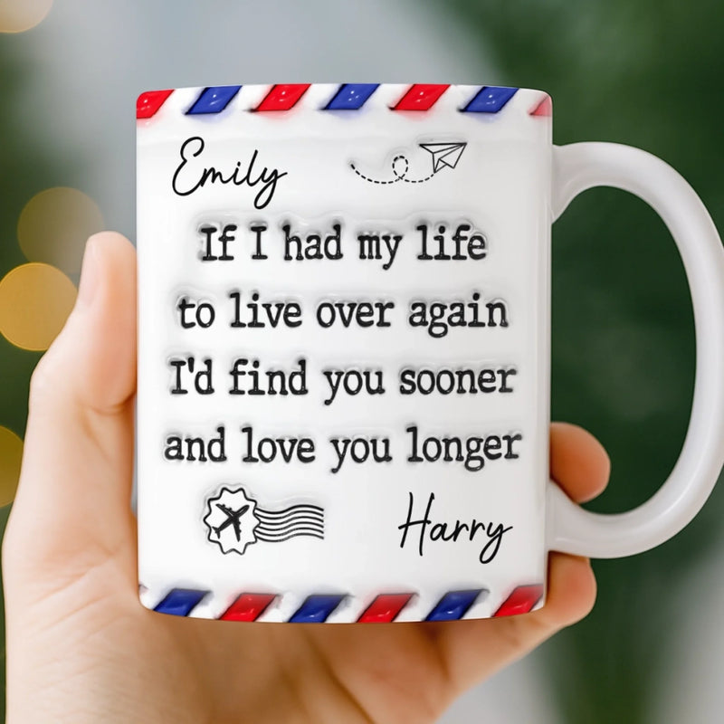 Custom Mug - Personalized Anniversary Wedding Gifts For Husband And Wife, Him And Her - You And I Forever