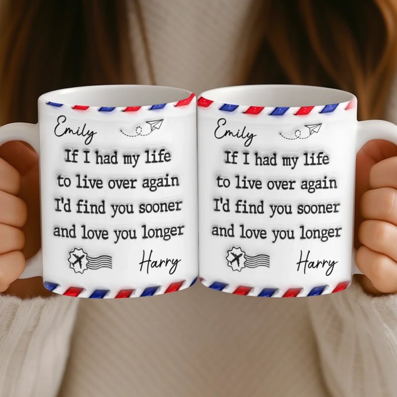 Custom Mug - Personalized Anniversary Wedding Gifts For Husband And Wife, Him And Her - You And I Forever