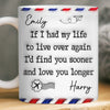 Custom Mug - Personalized Anniversary Wedding Gifts For Husband And Wife, Him And Her - You And I Forever