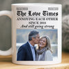 Custom Photo Mug - Personalized Anniversary Wedding Gifts For Husband And Wife, Him And Her - Together Feels Like Home