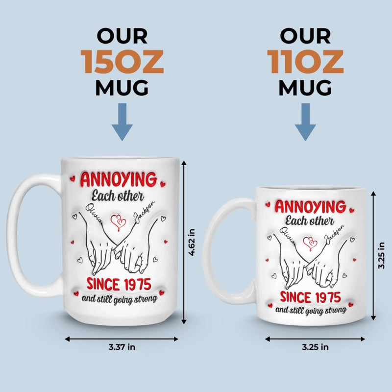 Custom Mug - Personalized Anniversary Wedding Gifts For Husband And Wife, Him And Her - Always Choosing Each Other