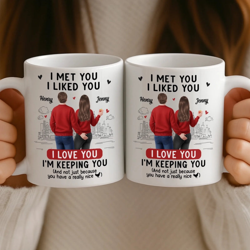 Custom Mug - Personalized Anniversary Wedding Gifts For Husband And Wife, Him And Her - Still Sweet On You