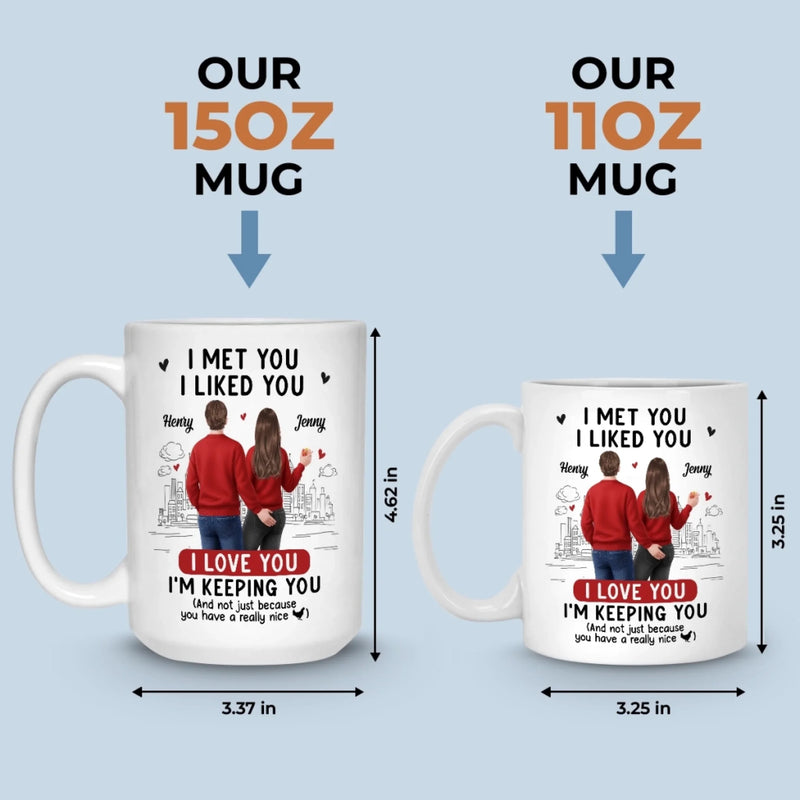 Custom Mug - Personalized Anniversary Wedding Gifts For Husband And Wife, Him And Her - Still Sweet On You