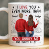 Custom Mug - Personalized Anniversary Wedding Gifts For Husband And Wife, Him And Her - Loving You Comes Easy