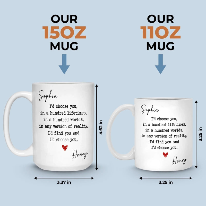 Custom Mug - Personalized Anniversary Wedding Gifts For Husband And Wife, Him And Her - You Make Life Soft
