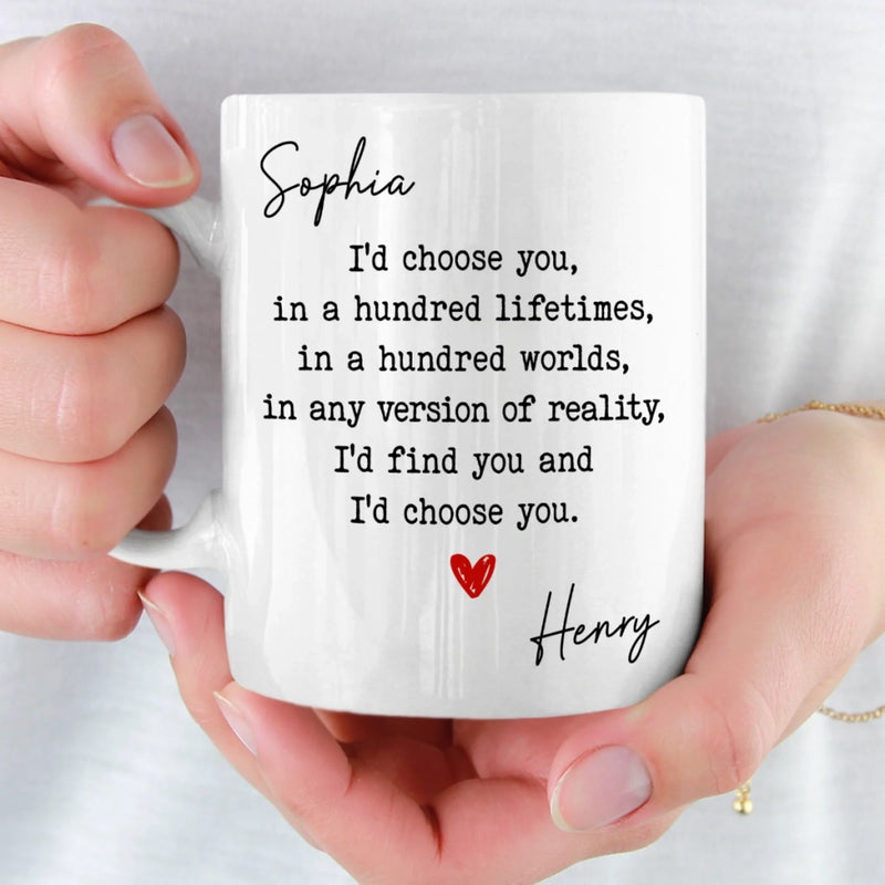 Custom Mug - Personalized Anniversary Wedding Gifts For Husband And Wife, Him And Her - You Make Life Soft