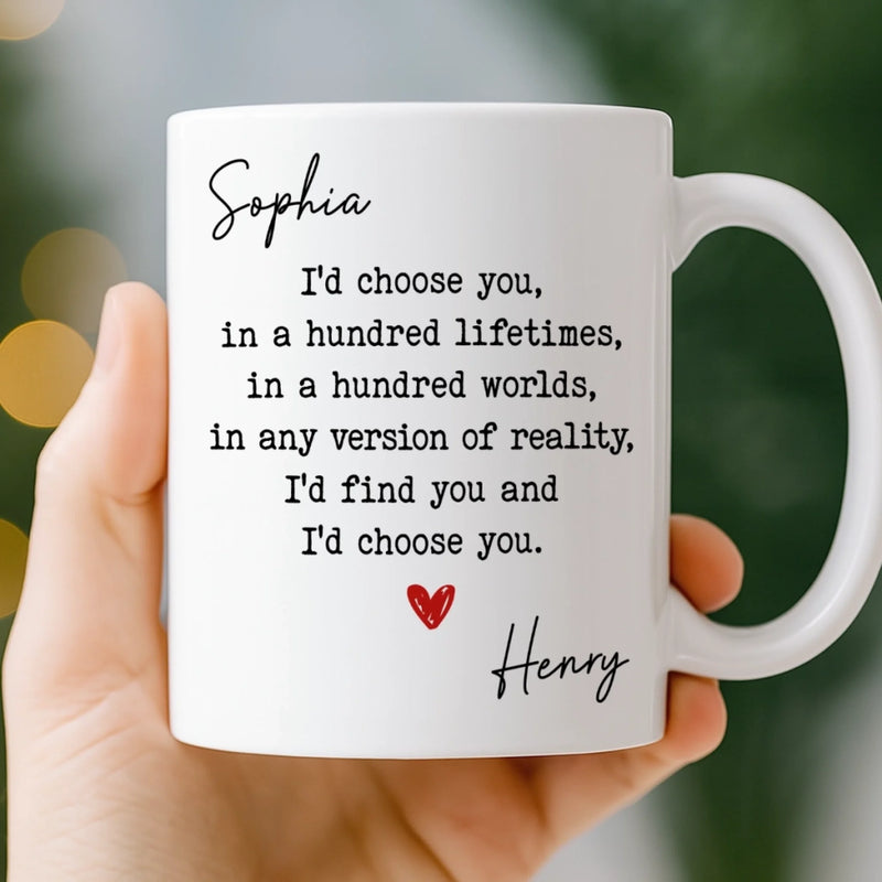 Custom Mug - Personalized Anniversary Wedding Gifts For Husband And Wife, Him And Her - You Make Life Soft