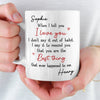 Custom Mug - Personalized Anniversary Wedding Gifts For Husband And Wife, Him And Her - Holding On To Us