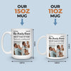 Custom Photo Mug - Personalized Birthday Gifts For Mom, Dad, Brother, Sister, Kids - You Are My Safe Home