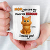 Custom Mug - Personalized Christmas Birthday Gifts For Cat Lovers, Cat Mom And Dad - Meow Mode On