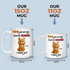 Custom Mug - Personalized Christmas Birthday Gifts For Cat Lovers, Cat Mom And Dad - Meow Mode On