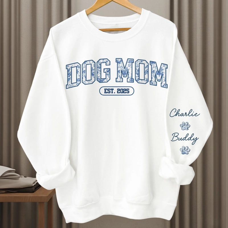 Custom Unisex Sweatshirt, Hoodie With Design On Sleeve - Personalized Christmas Birthday Gifts For Dog Cat Lovers, Dog Dad And Mom, Cat Owners - Pawrent Life Chosen