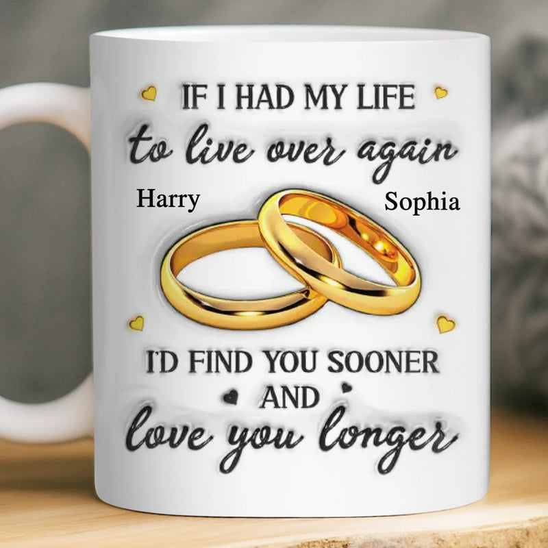 Custom Mug - Personalized Anniversary Wedding Gifts For Husband And Wife, Him And Her - Always Choosing You My Love