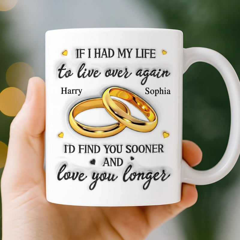 Custom Mug - Personalized Anniversary Wedding Gifts For Husband And Wife, Him And Her - Always Choosing You My Love