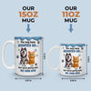 Custom Mug - Personalized Birthday Gifts For Dog Cat Lovers, Dog Dad And Mom, Cat Owners - My Pets Make Life Purrfect