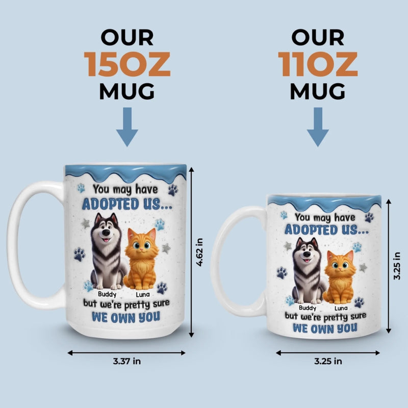 Custom Mug - Personalized Birthday Gifts For Dog Cat Lovers, Dog Dad And Mom, Cat Owners - My Pets Make Life Purrfect