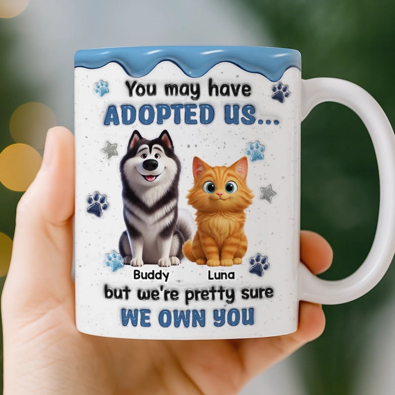 Custom Mug - Personalized Birthday Gifts For Dog Cat Lovers, Dog Dad And Mom, Cat Owners - My Pets Make Life Purrfect