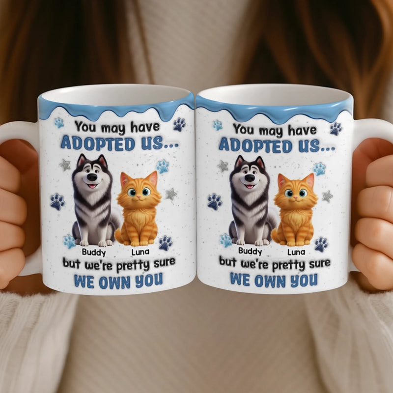 Custom Mug - Personalized Birthday Gifts For Dog Cat Lovers, Dog Dad And Mom, Cat Owners - My Pets Make Life Purrfect