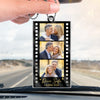 Custom Photo Acrylic Car Ornament - Personalized Anniversary Wedding Gifts For Husband And Wife, Him And Her - Love Travels With Us