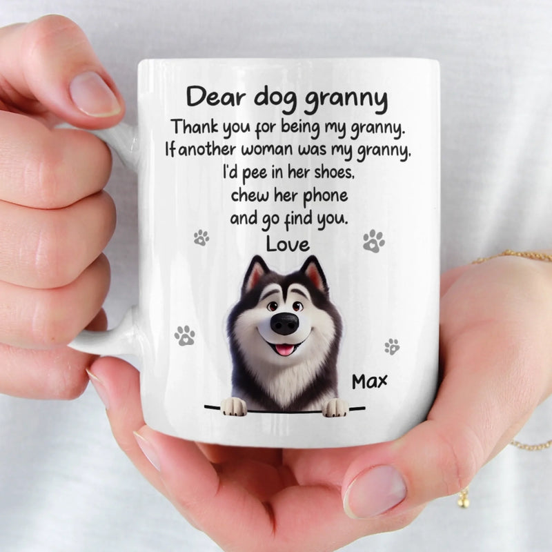Custom Mug - Personalized Birthday Gifts For Dog Lovers, Dog Dad And Mom - Blessed With The Best Dog