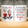 Custom Mug - Personalized Anniversary Wedding Gifts For Husband And Wife, Him And Her - Love You More Than Yesterday