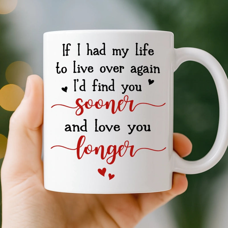 Custom Mug - Personalized Anniversary Wedding Gifts For Husband And Wife, Him And Her - Love You More Than Yesterday