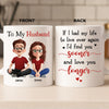 Custom Mug - Personalized Anniversary Wedding Gifts For Husband And Wife, Him And Her - Love You More Than Yesterday