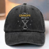 Custom Vintage Washed Denim Baseball Cap US - Personalized Birthday Gifts For Dad, Grandpa - Best Dad Best Childhood Ever