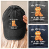 Custom Vintage Washed Denim Baseball Cap US - Personalized Birthday Gifts For Cat Lovers, Cat Mom And Dad - Feline Overlord Approved