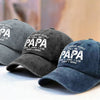 Custom Vintage Washed Denim Baseball Cap US - Personalized Birthday Gifts For Dad, Grandpa - Grandpa Makes Every Day Brighter