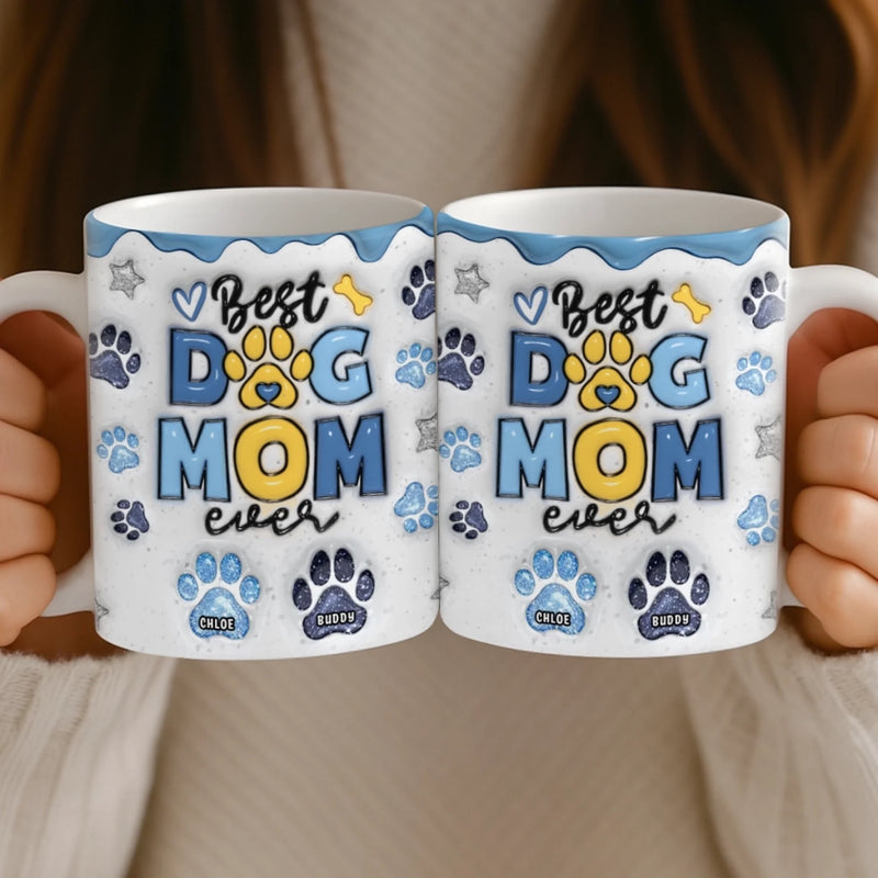 Custom Mug - Personalized Christmas Birthday Gifts For Dog Cat Lovers, Dog Dad And Mom, Cat Owners - Queen Of The Treats