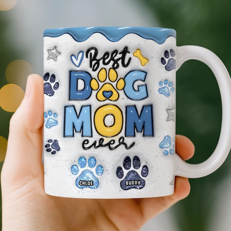 Custom Mug - Personalized Christmas Birthday Gifts For Dog Cat Lovers, Dog Dad And Mom, Cat Owners - Queen Of The Treats