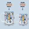 Custom Mug - Personalized Christmas Birthday Gifts For Dog Cat Lovers, Dog Dad And Mom, Cat Owners - Queen Of The Treats