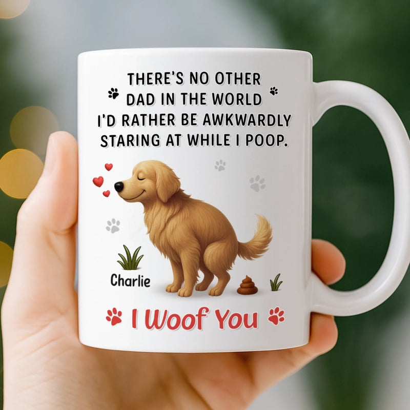 Custom Mug - Personalized Christmas Birthday Gifts For Dog Lovers, Dog Dad And Mom - Poop Buddy For Life