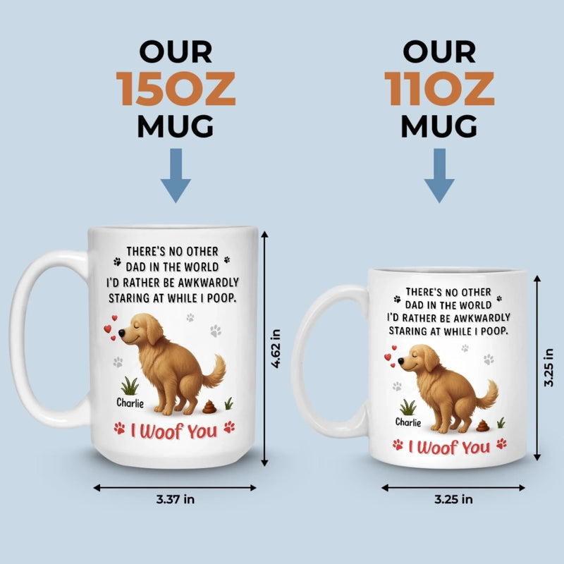 Custom Mug - Personalized Christmas Birthday Gifts For Dog Lovers, Dog Dad And Mom - Poop Buddy For Life