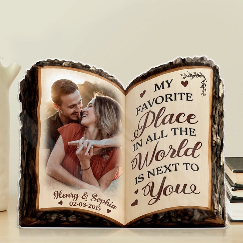 Custom Photo Acrylic Plaque - Personalized Anniversary Wedding Gifts For Husband And Wife, Him And Her - Celebrating A Love That Lasts